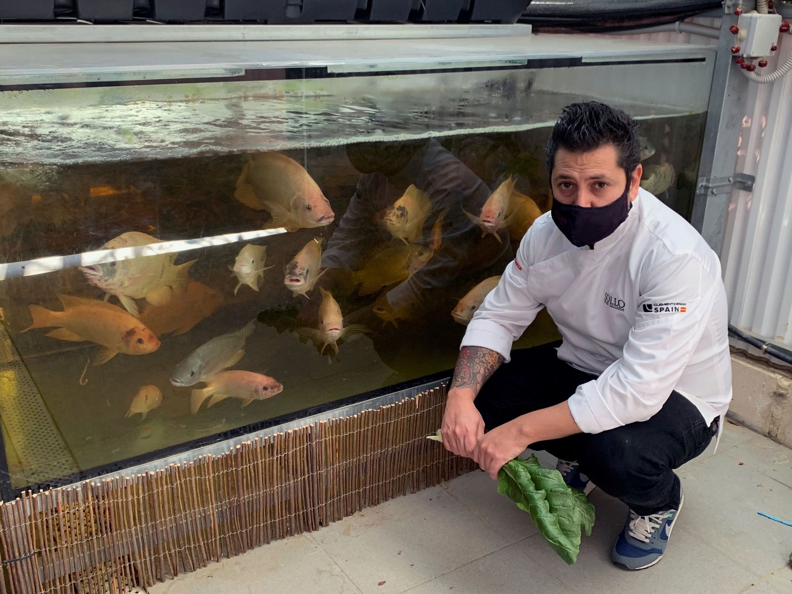 Diego Gallegos, el chef del caviar.