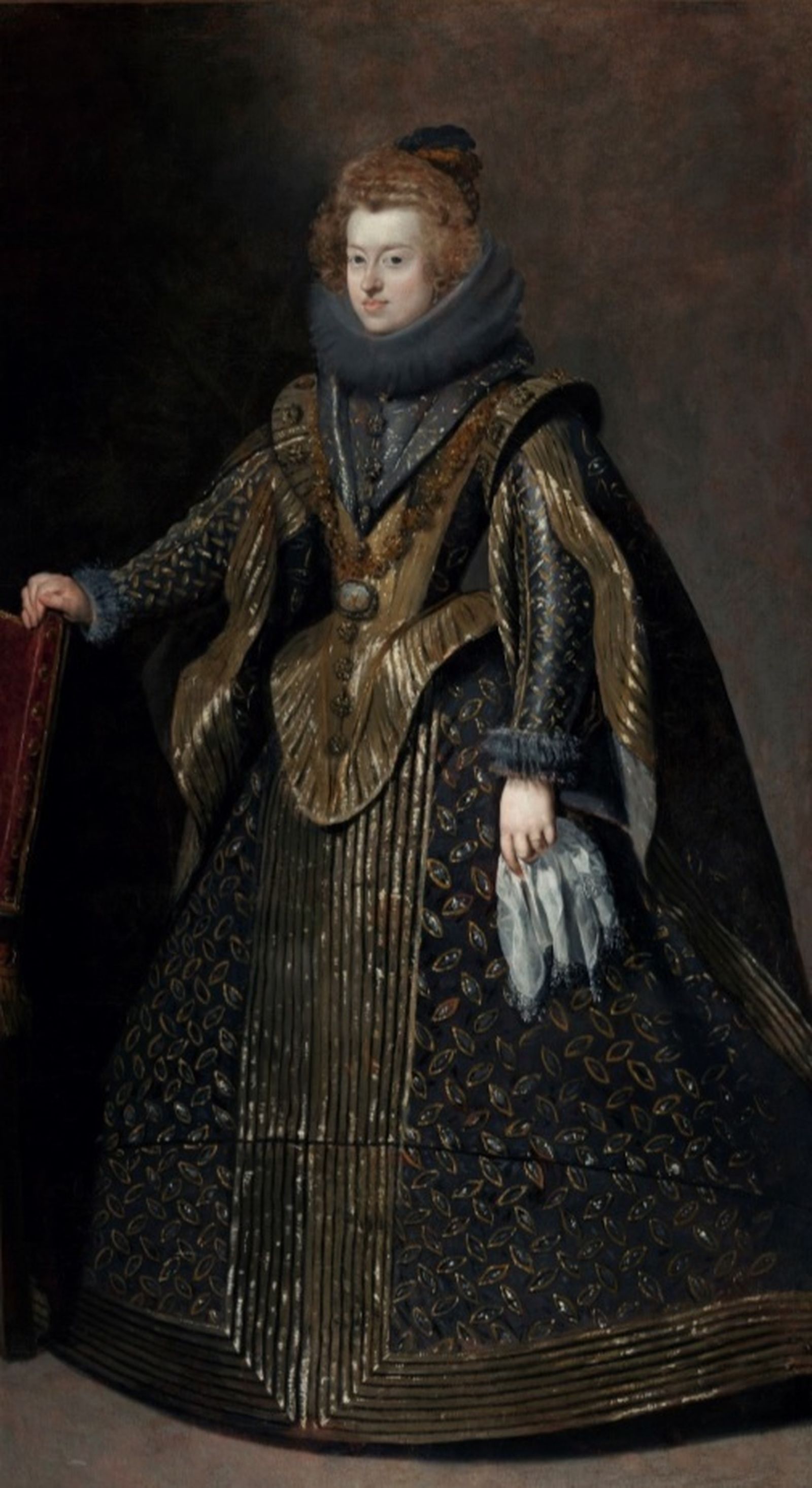 El retrato, atribuido ahora a Velázquez. NÁRODNÍ GALERIE