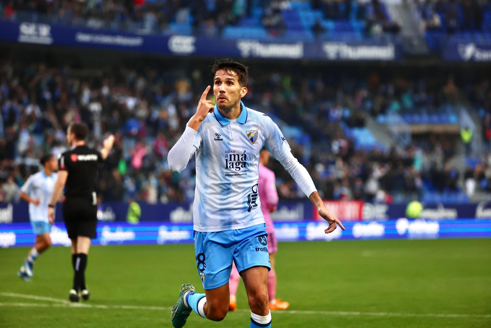 El Málaga CF - Eldense, en fotos