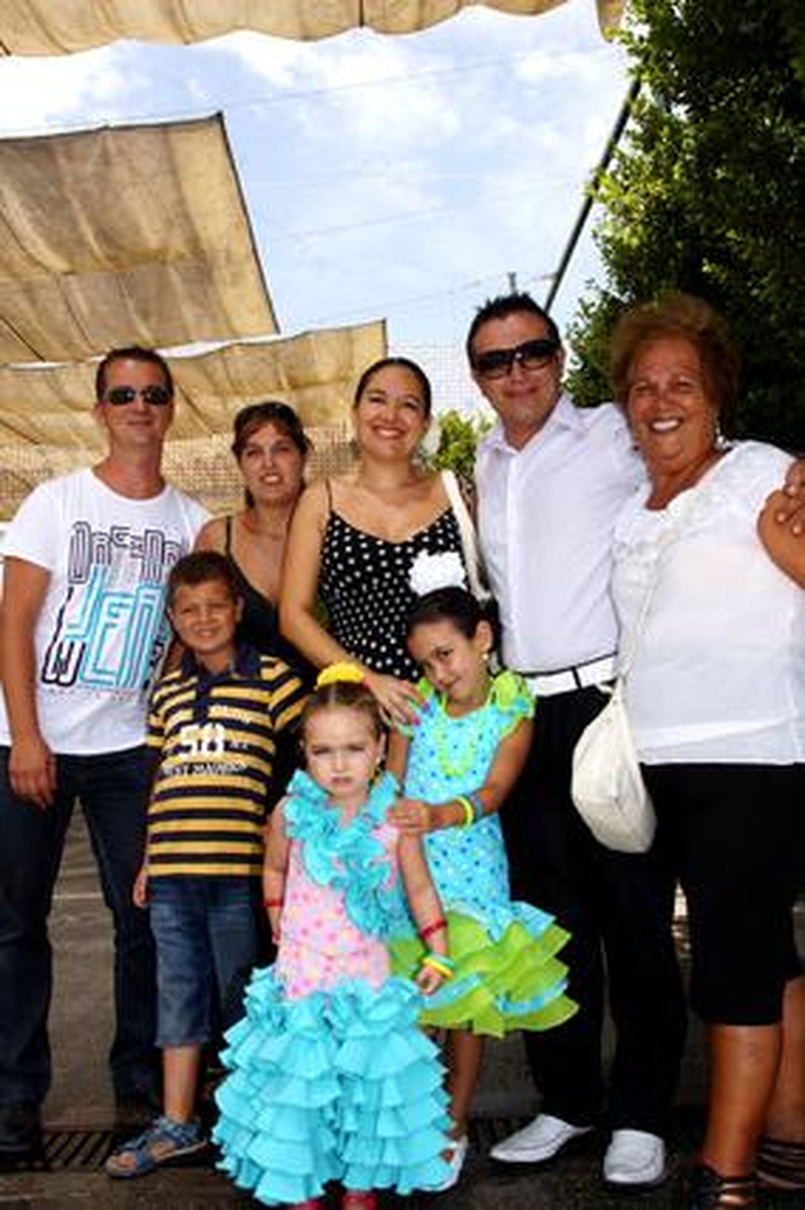 Familia Román Rodríguez Hervás, de Cataluña. 

Foto: Punto Press