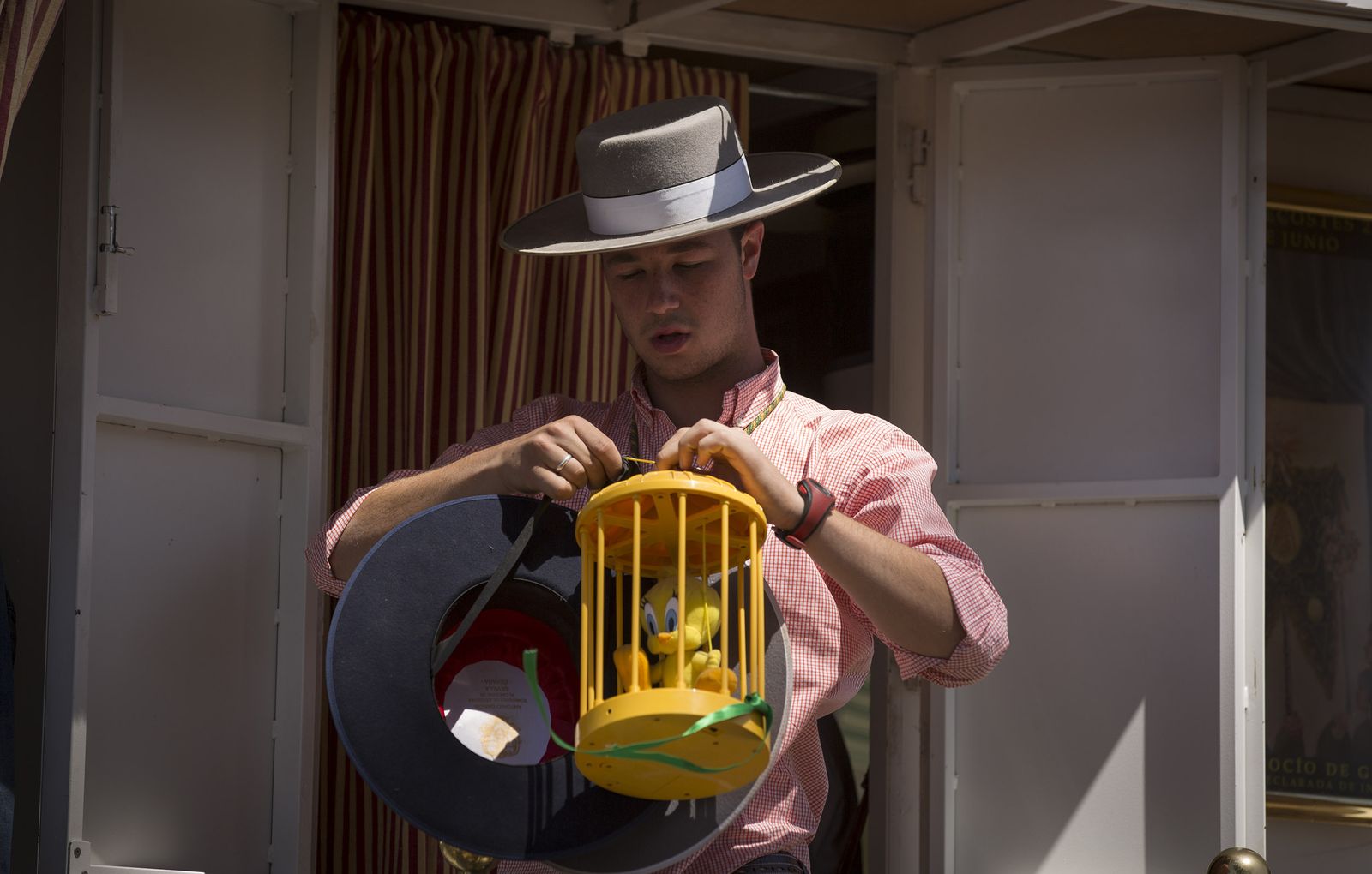 El paso de hermandades del Rocío por la Raya Real