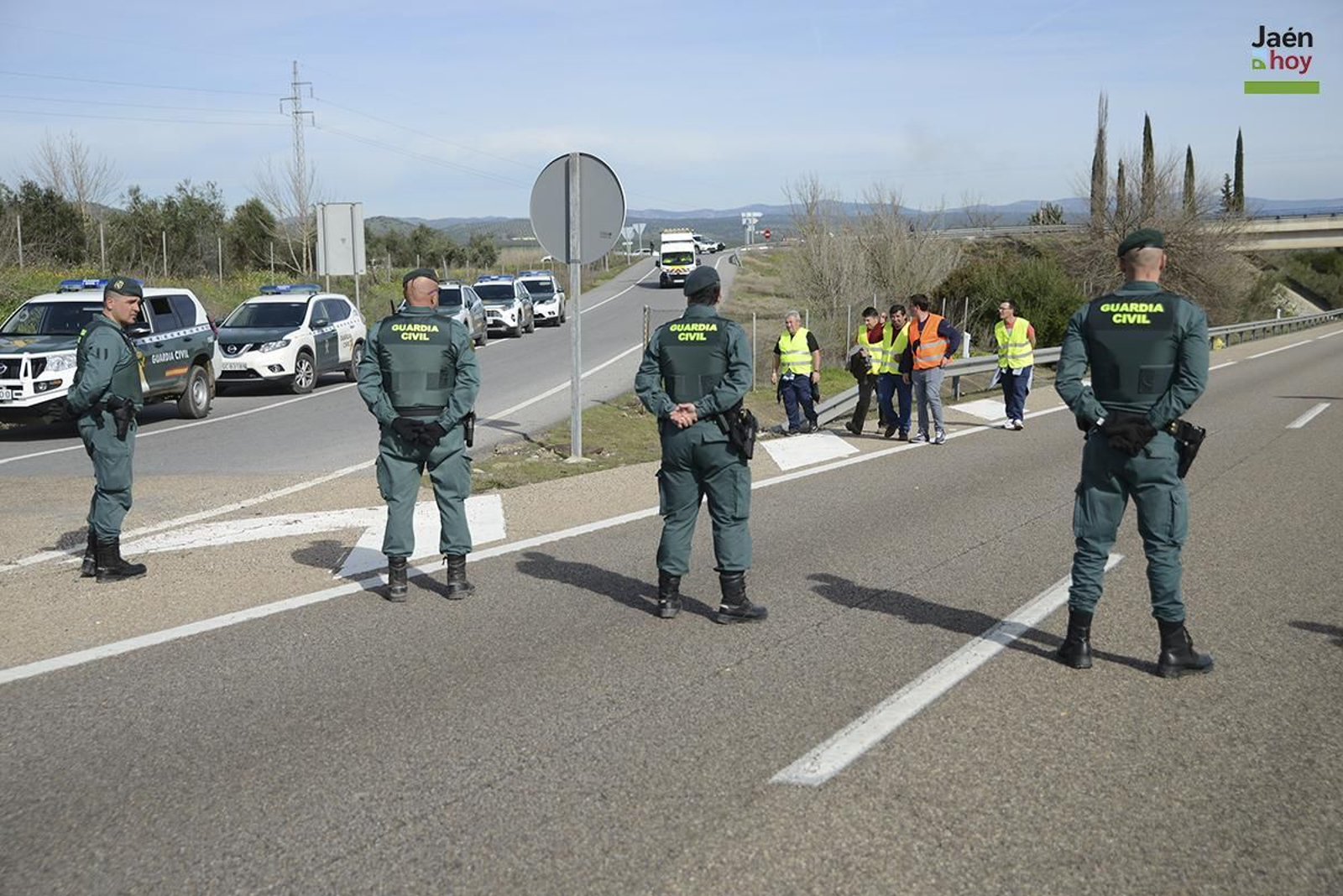 El campo protesta en Jaén por las medidas de la PAC.