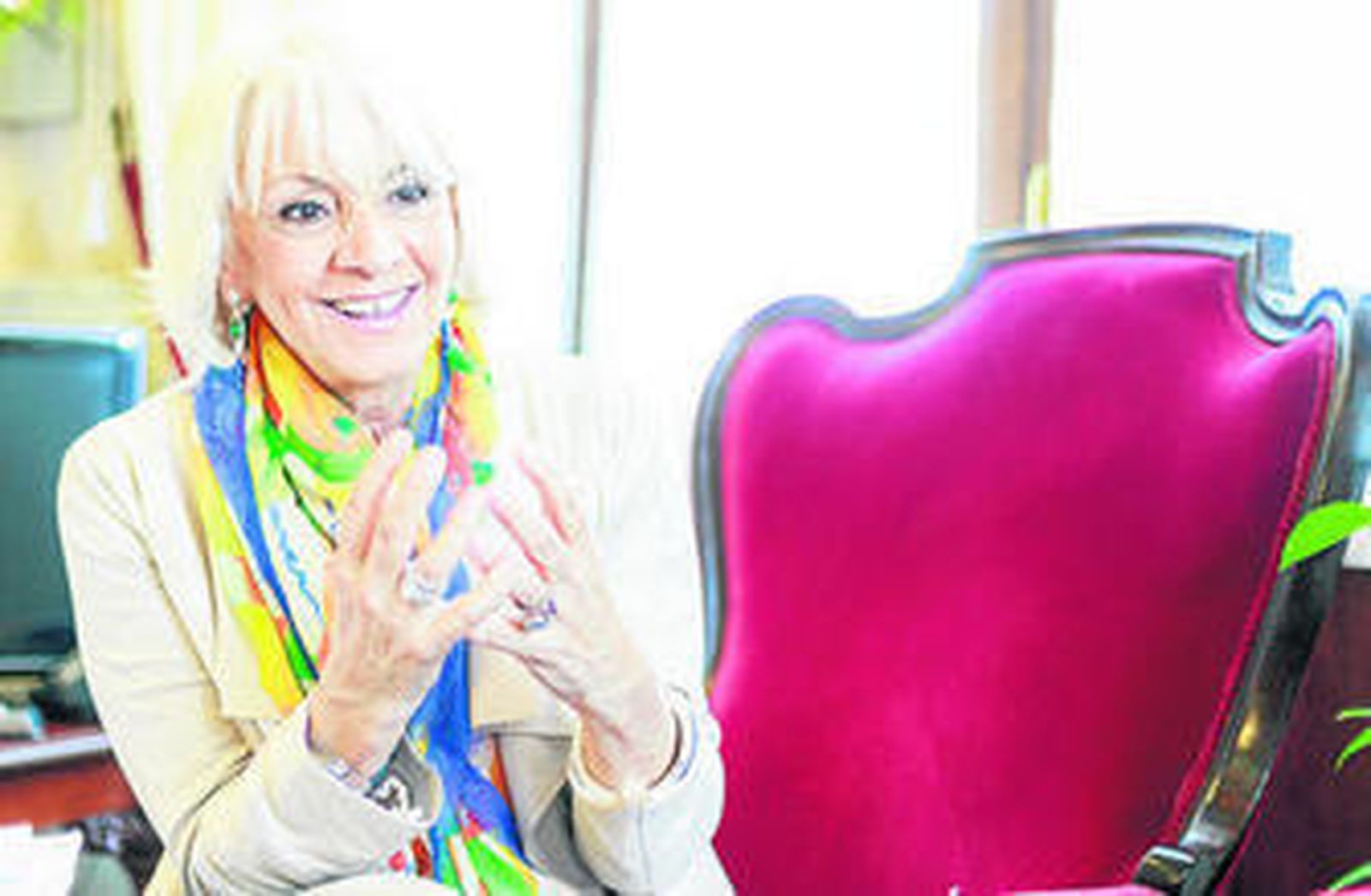 La alcaldesa de Cádiz y candidata del Partido Popular, Teófila Martínez.