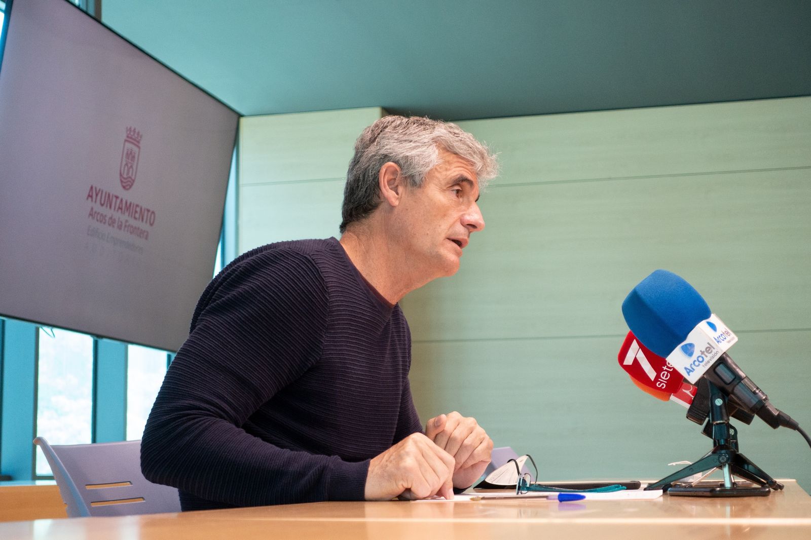 El alcalde de Arcos, Isidoro Gambín.