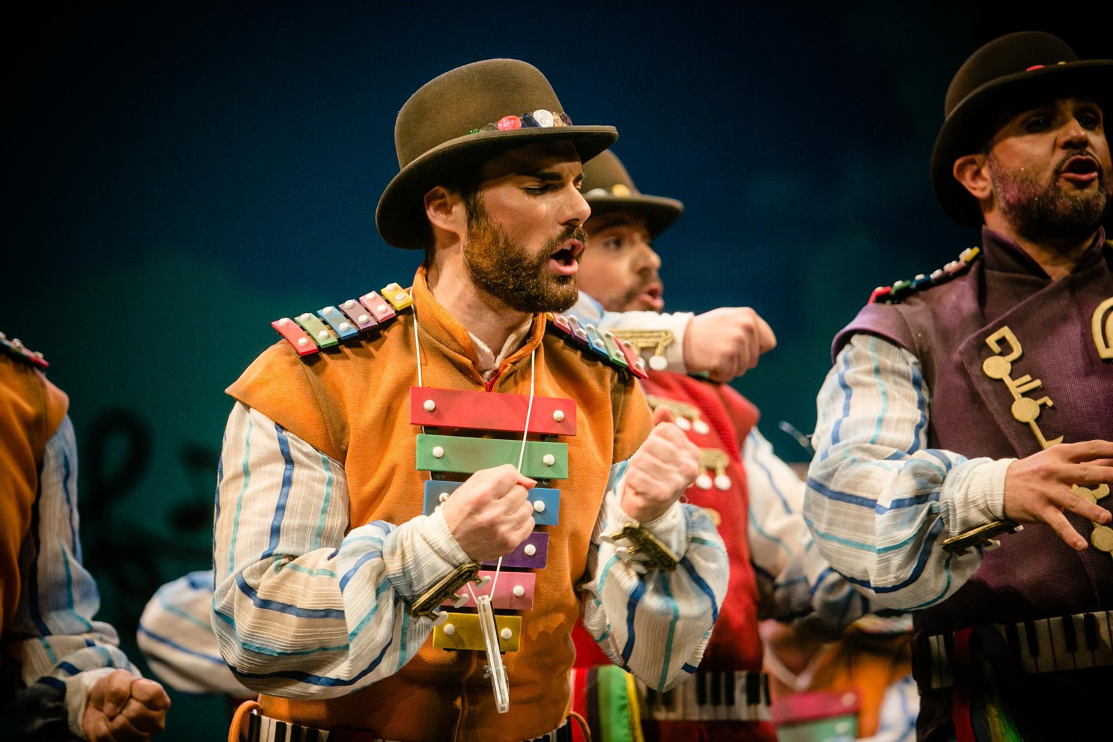 La comparsa "Músicos sin fronteras"