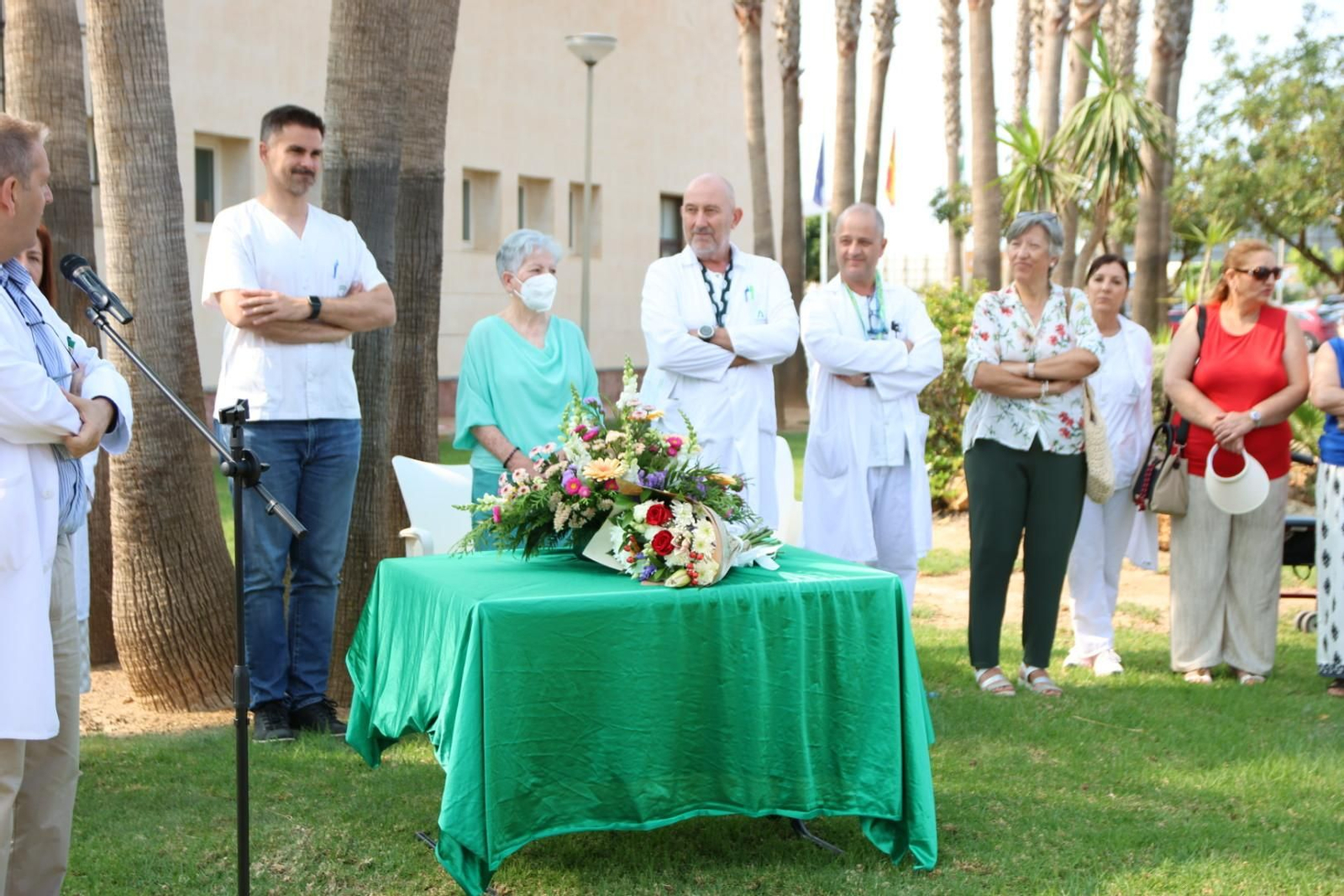 Imágenes del homenaje a los donantes de órganos y tejidos en el Hospital de Poniente