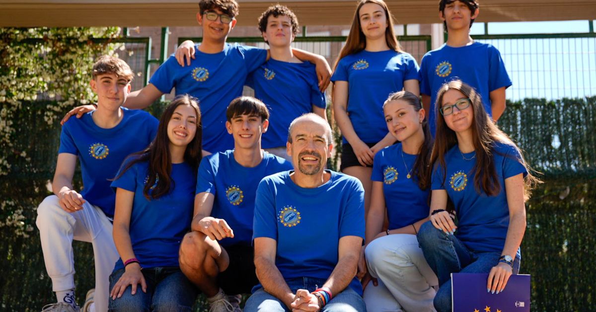 Europa se vive en las aulas del IES Azcona de Almería