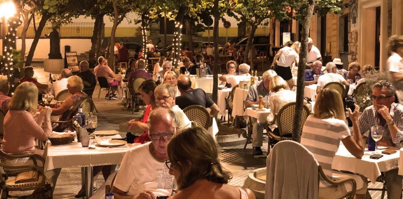 Terraza de El Aljibe Gaditano.