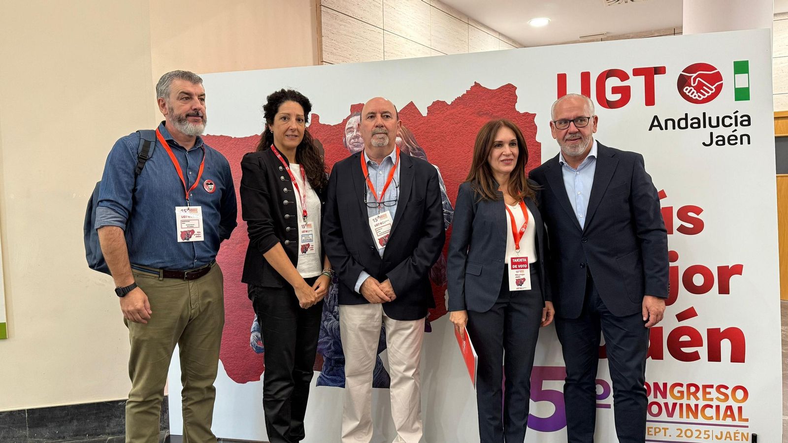 Celebración del Congreso Provincial de UGT en Jaén.
