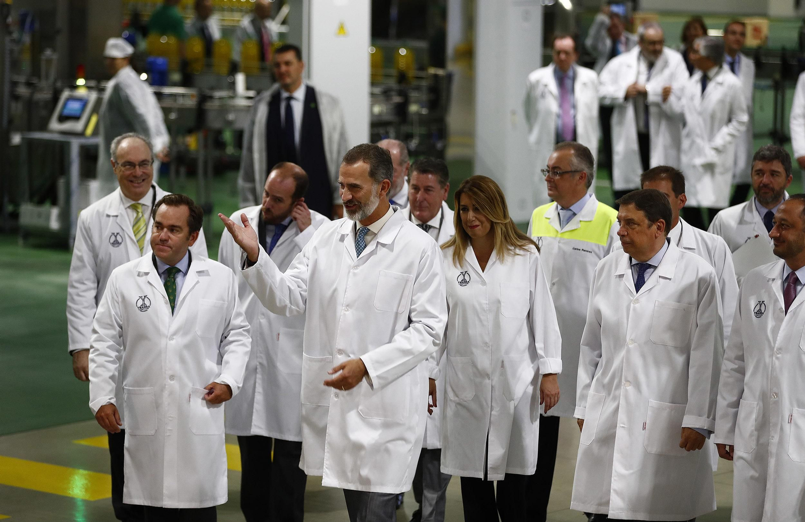 Felipe VI inaugura la nueva fábrica de Ybarra