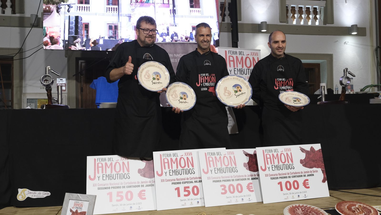 Imágenes del Concurso Nacional de Cortadores de Jamón de Serón