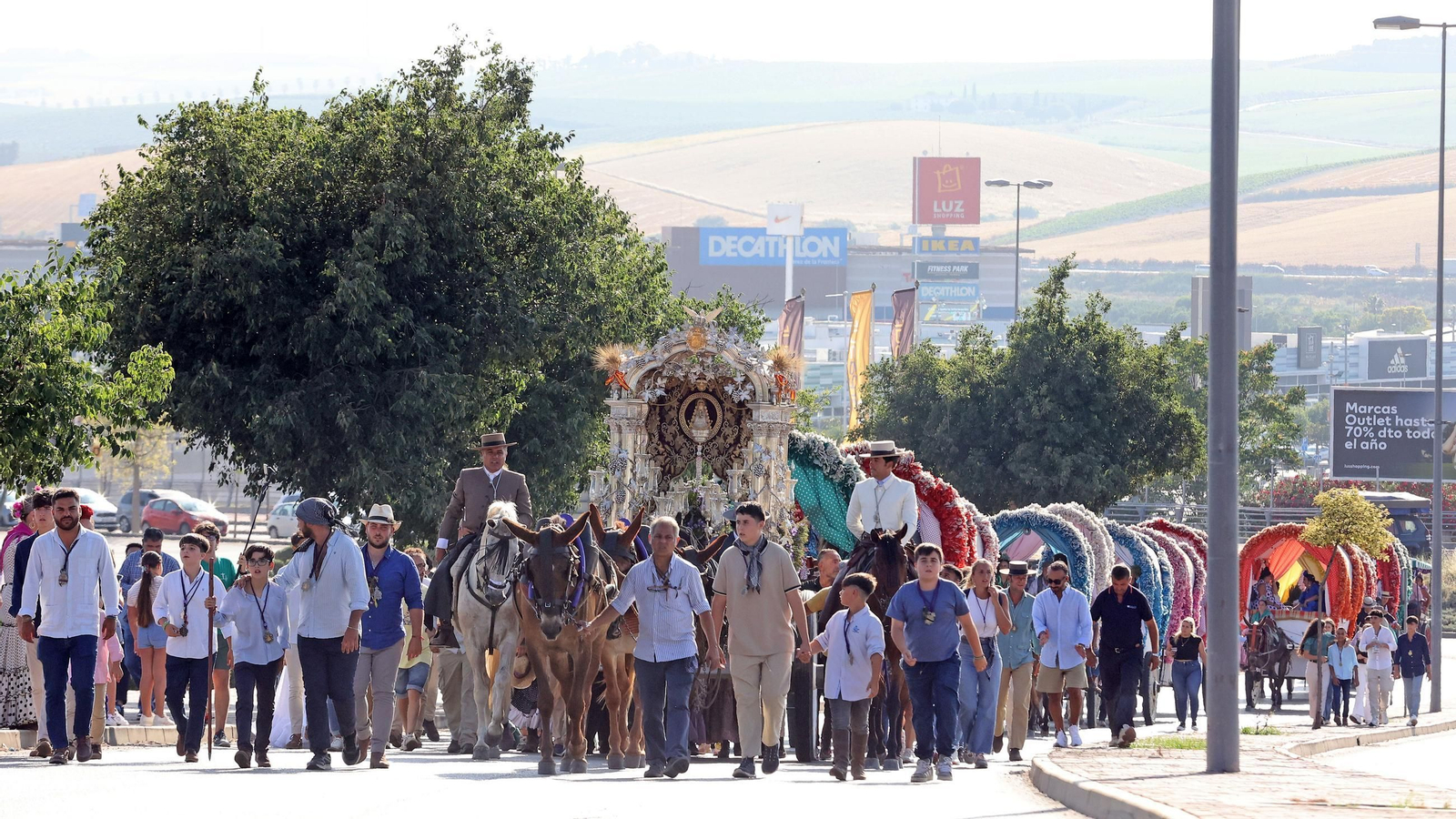 Vuelta a Jerez de la hermandad del Rocío
