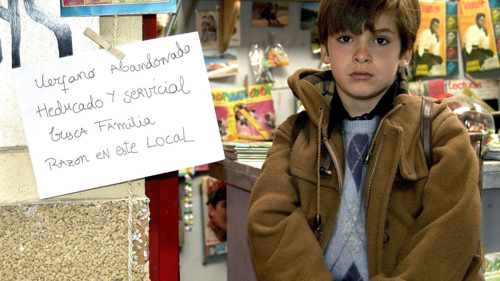 Ricardo Gómez, Carlitos, en la primera temporad de 'Cuéntame'