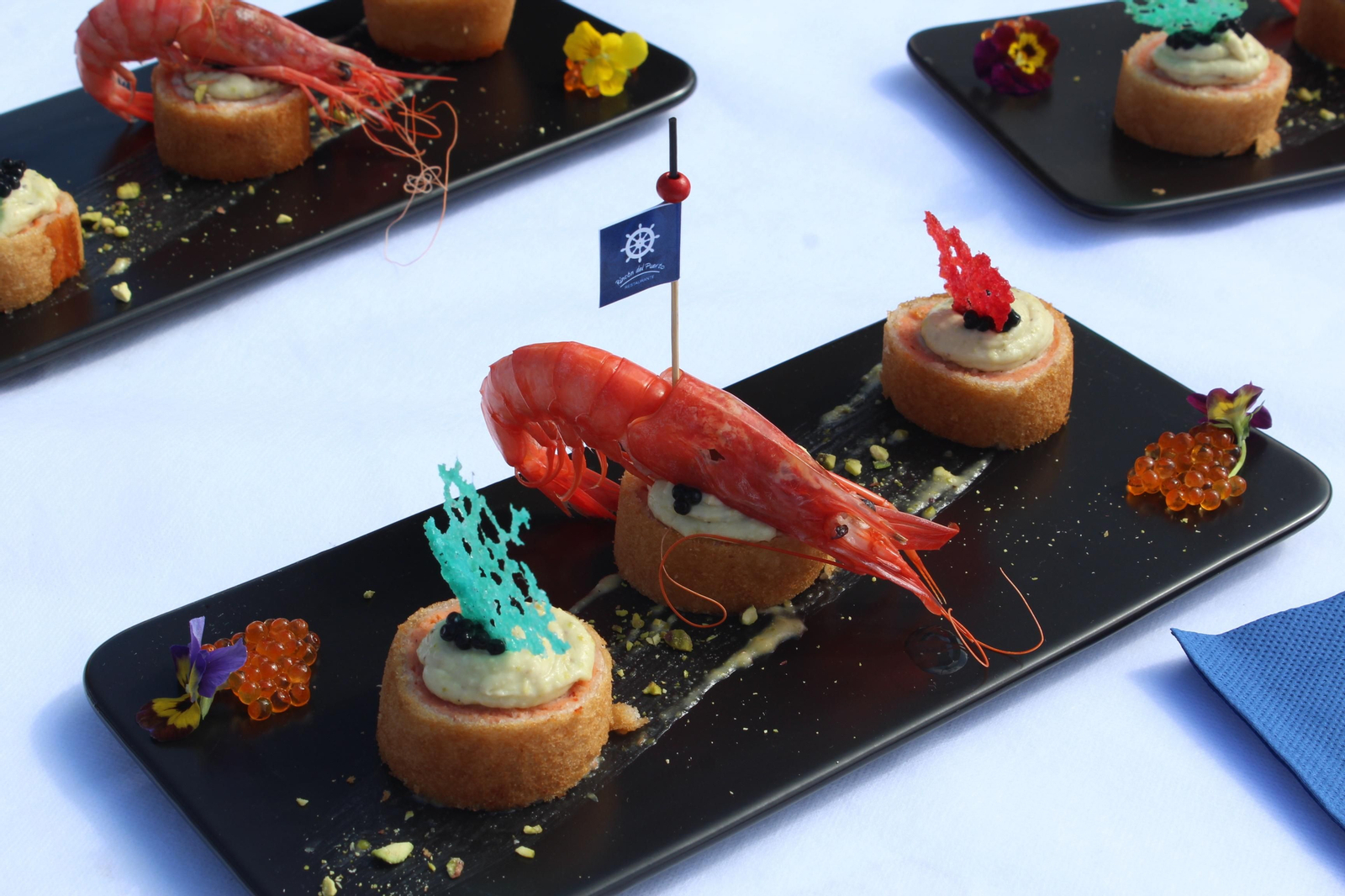 Imágenes de la presentación de la Feria de la Gamba Roja de Garrucha