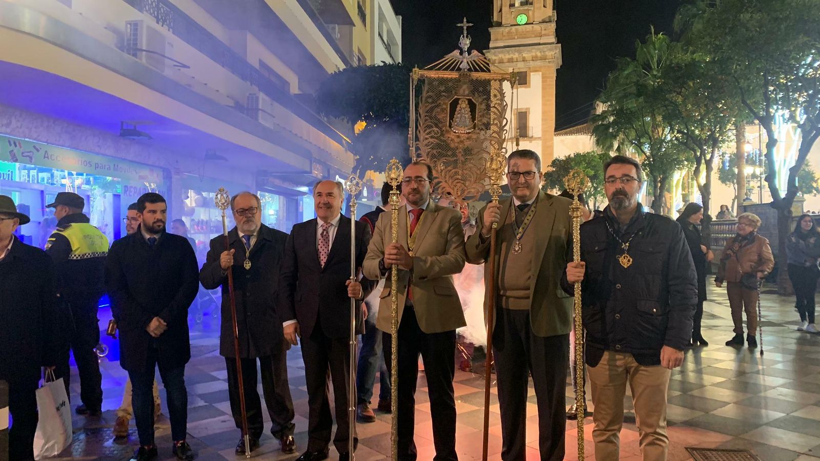 El Simpecado del Rocío.