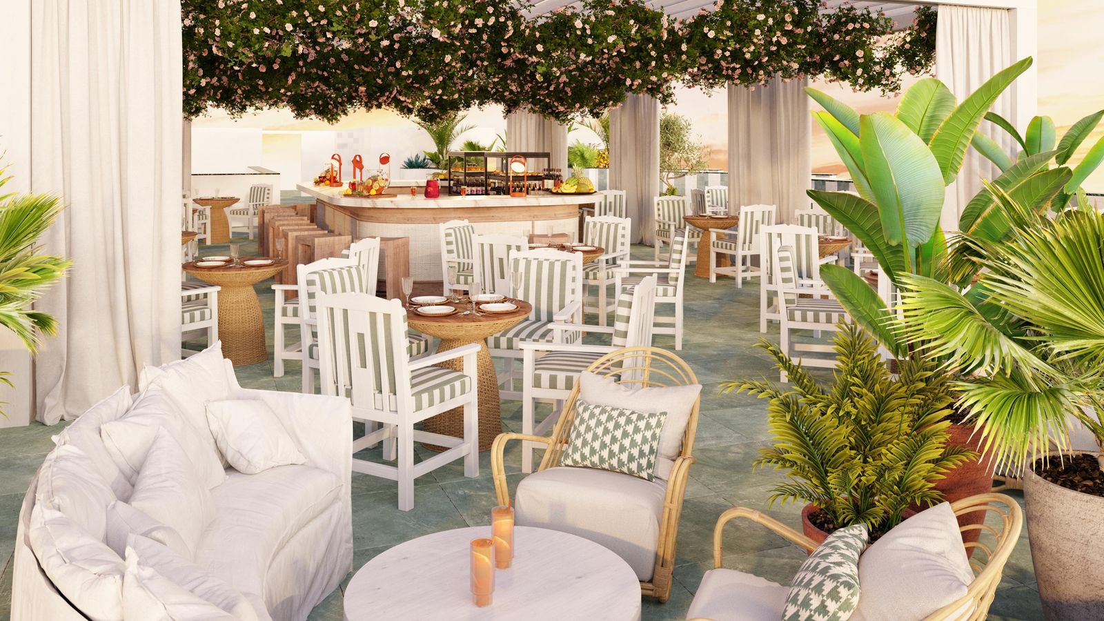 Otra de las nuevas zonas de El Fuerte Hotel. Otra de las nuevas zonas de El Fuerte Hotel.