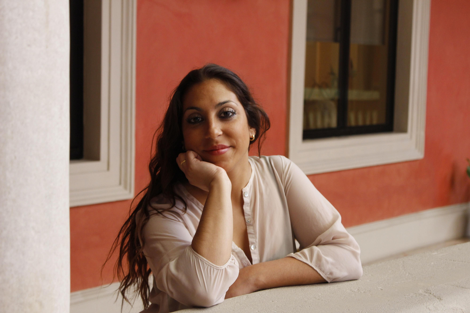 Fuensanta La Moneta, una de las protagonistas del día en la Bienal.