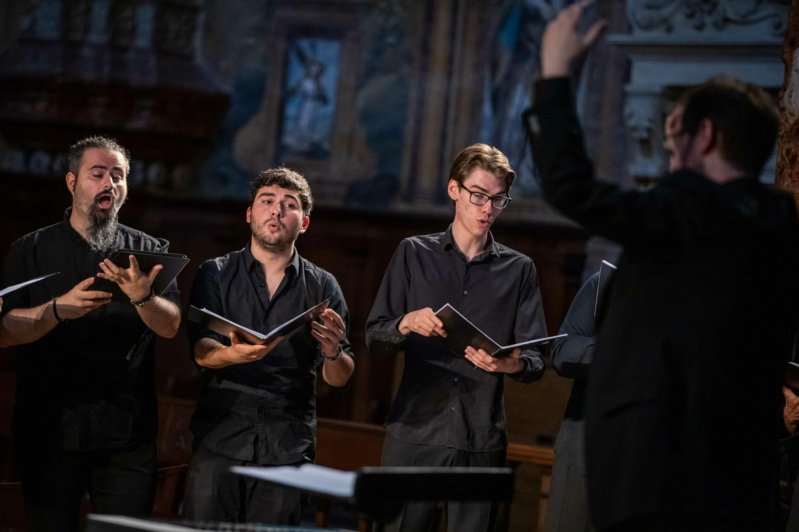 Imágenes del concierto final de las clases magistrales de dirección coral
