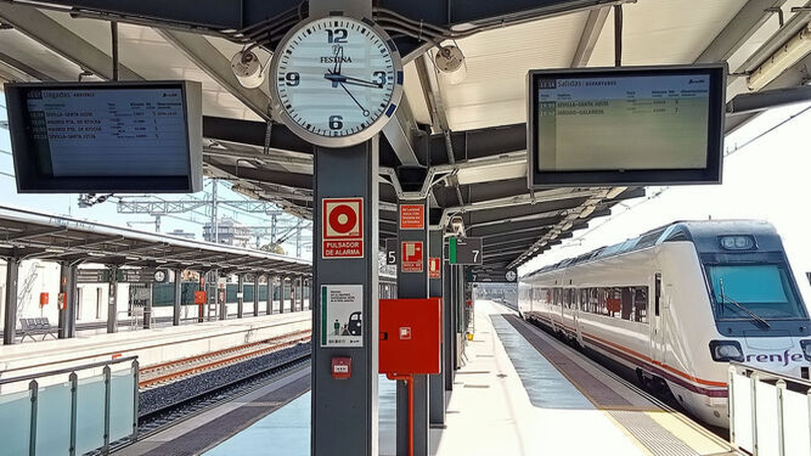 Estación de tren de Huelva.