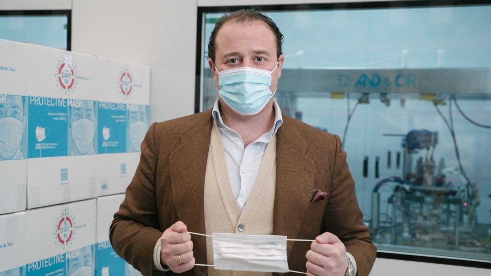 Luigi Vascello, uno de los socios.