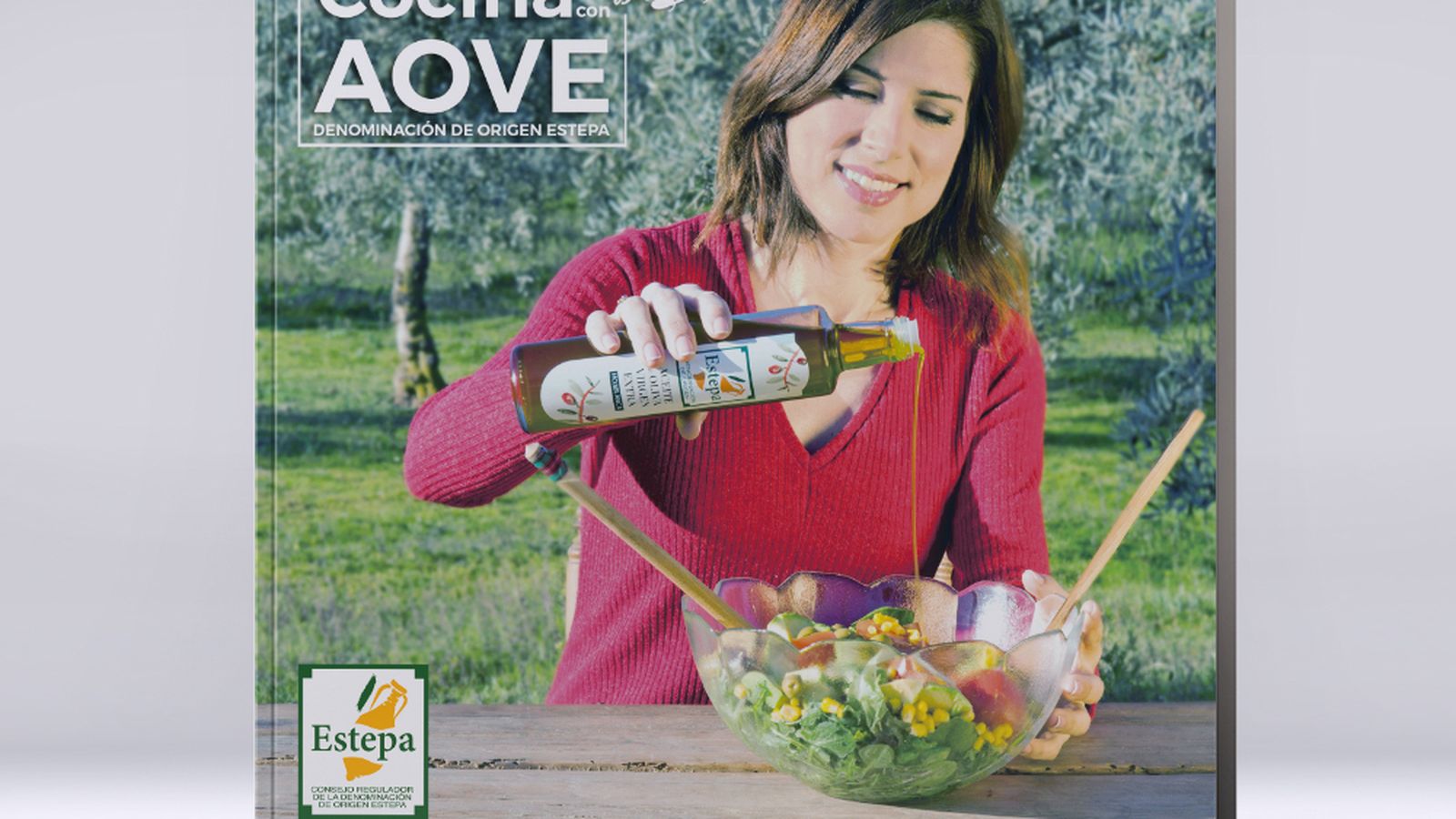 Cubierta del libro 'Cocina con AOVE'.