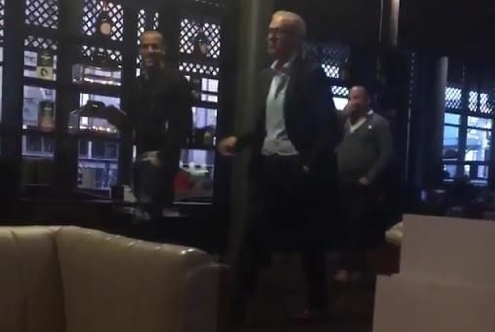 Sandro, en el Hotel Titanic de Liverpool.