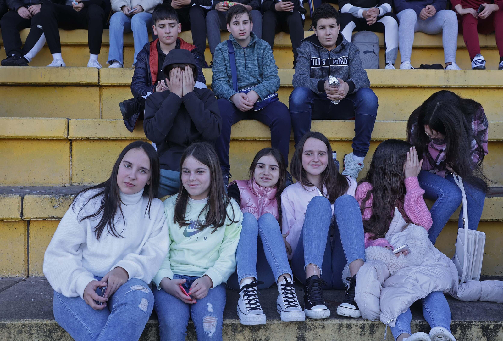 Búscate durante el segundo partido España - Italia sub-17 en Los Barrios
