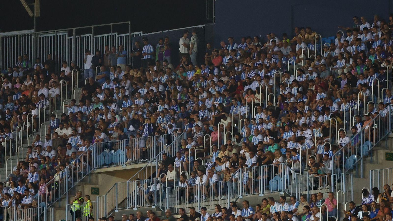 El Málaga CF - Elche, en fotos