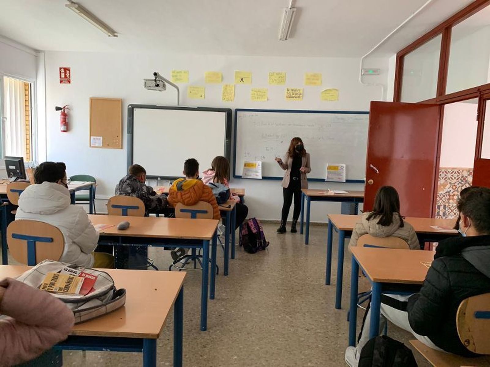 Uno de los talleres sobre sexualidad en un centro escolar de Puente Genil.
