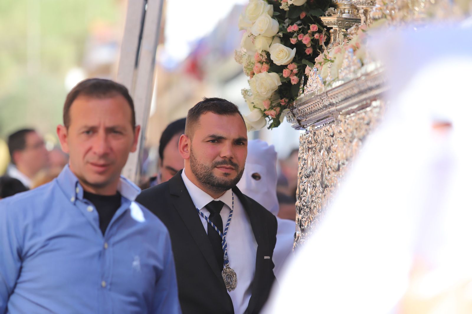 Imágenes de la procesión de la hermandad de la Lanzada de Huelva