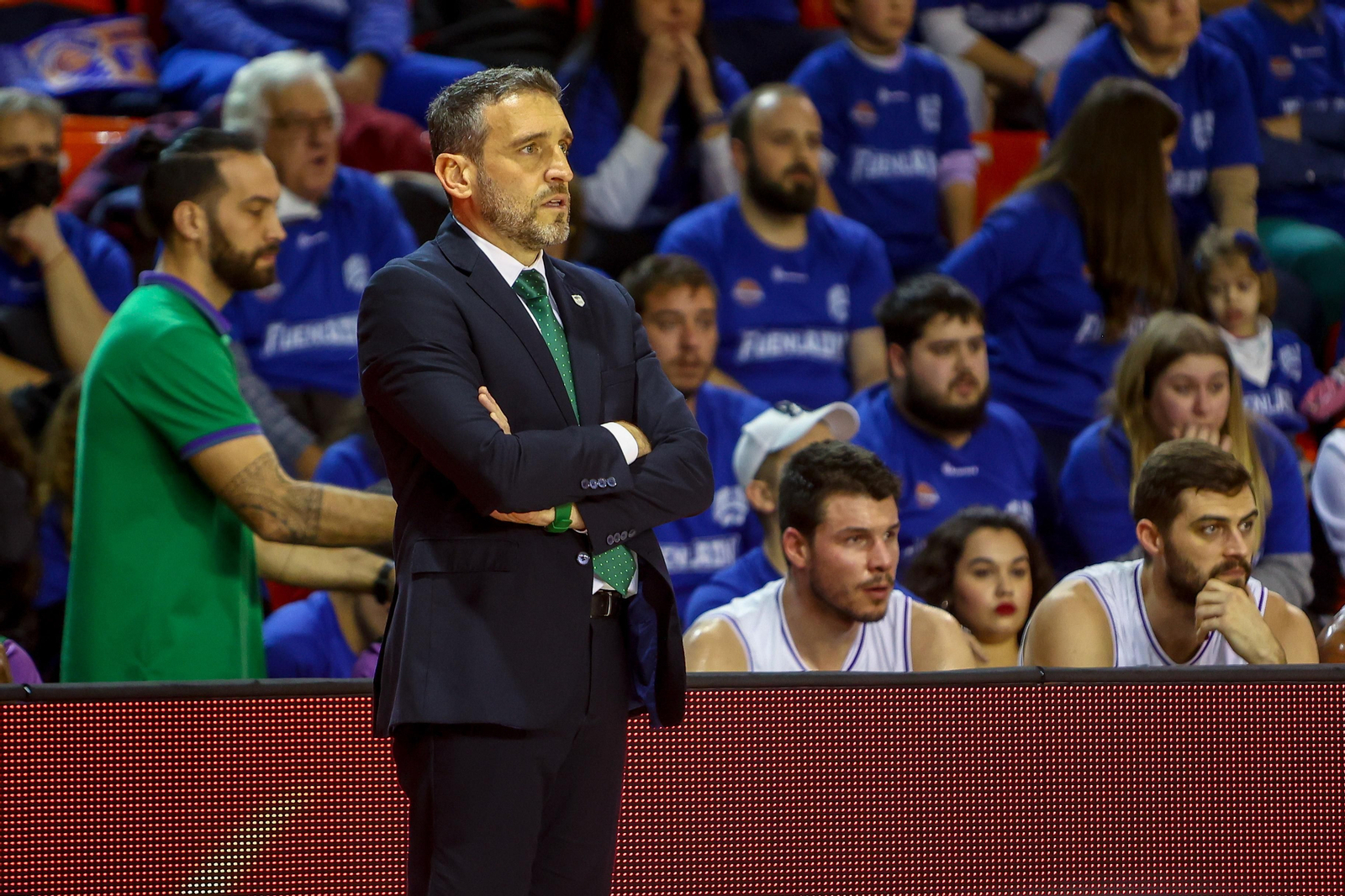 Ibon Navarro, durante un encuentro.