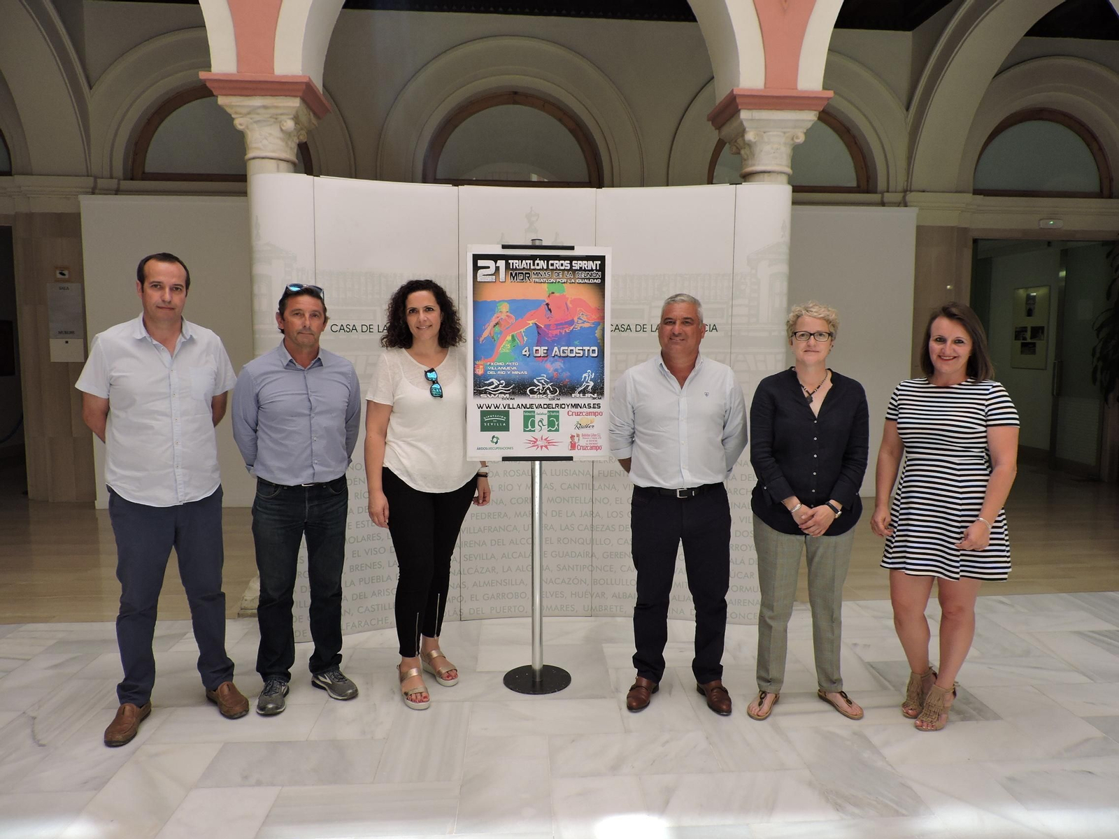 Presentación del Triatlón Cros Sprint y Triatlón de la Igualdad 2018, en la Casa de la Provincia.