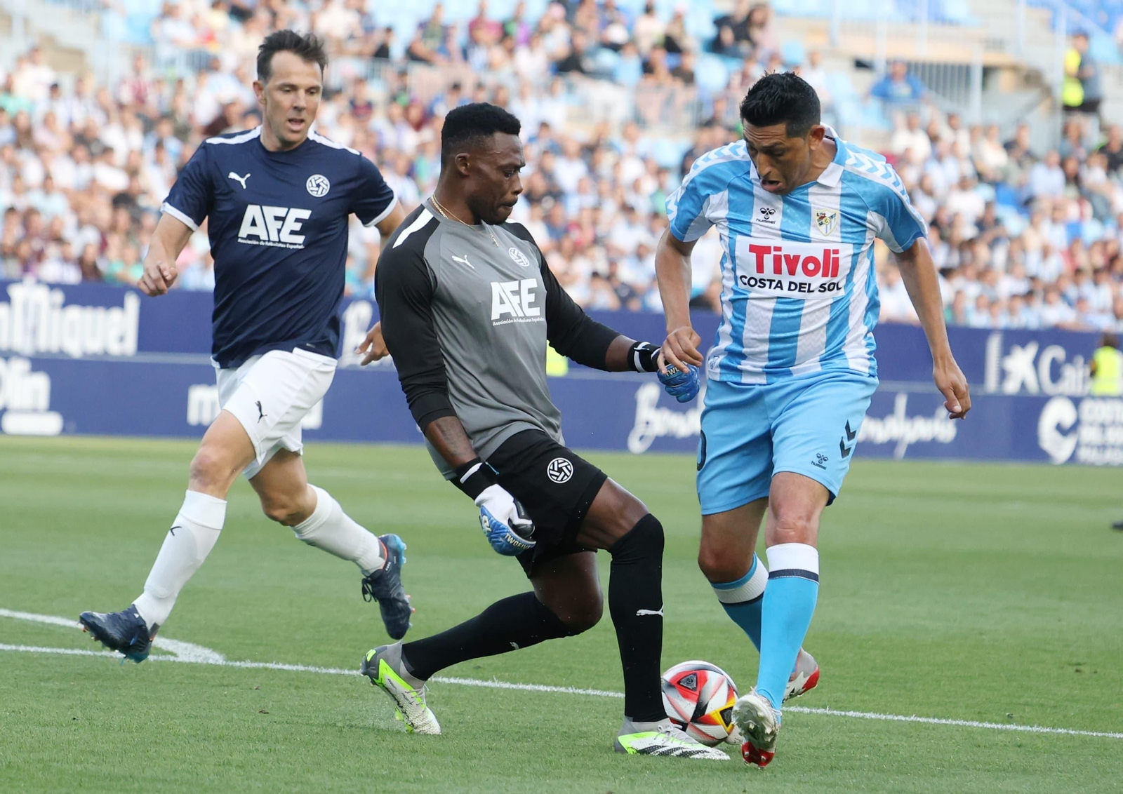 El Partido de Leyendas del Málaga CF, en imágenes