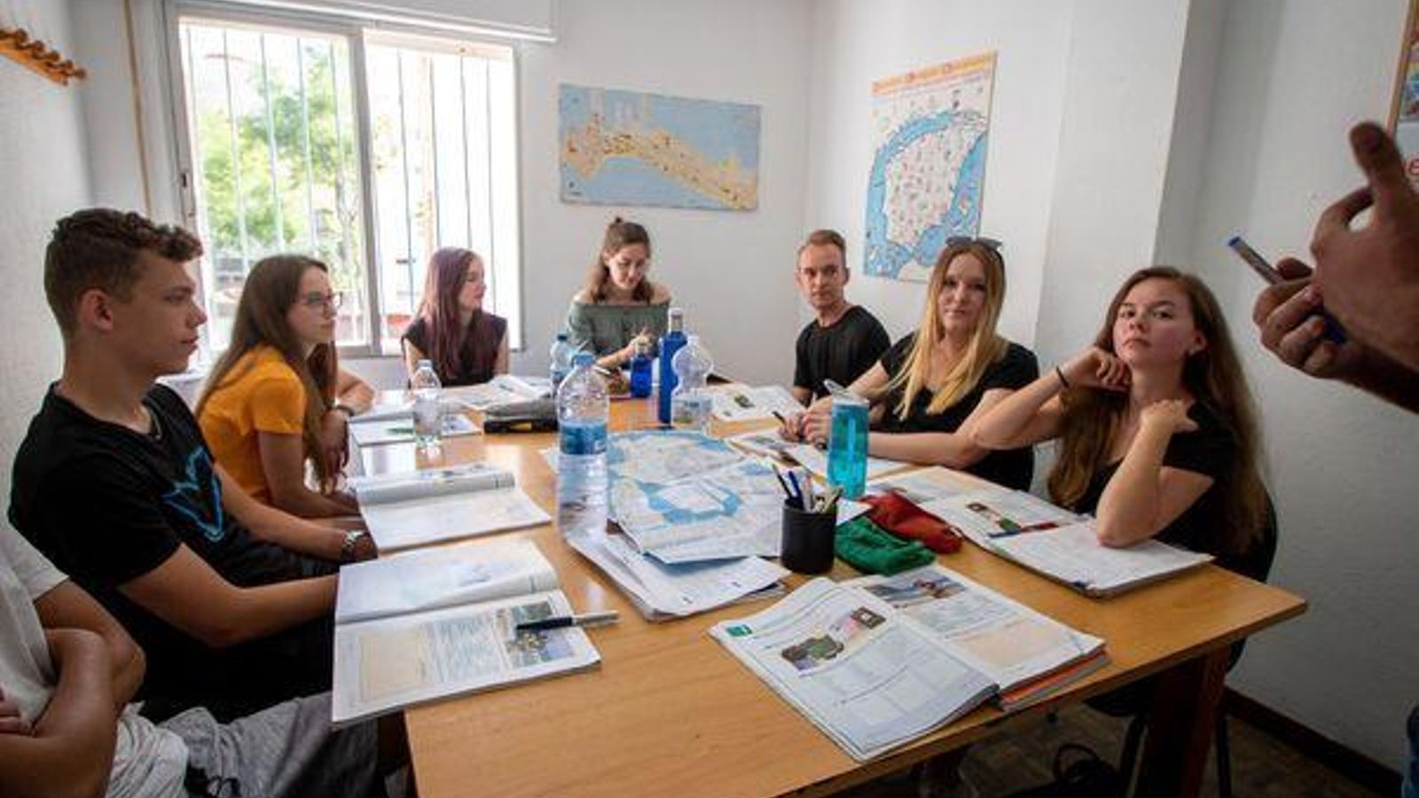 El Covid hace ahora imposible que los jóvenes extranjeros puedan venir a Cádiz a aprender español