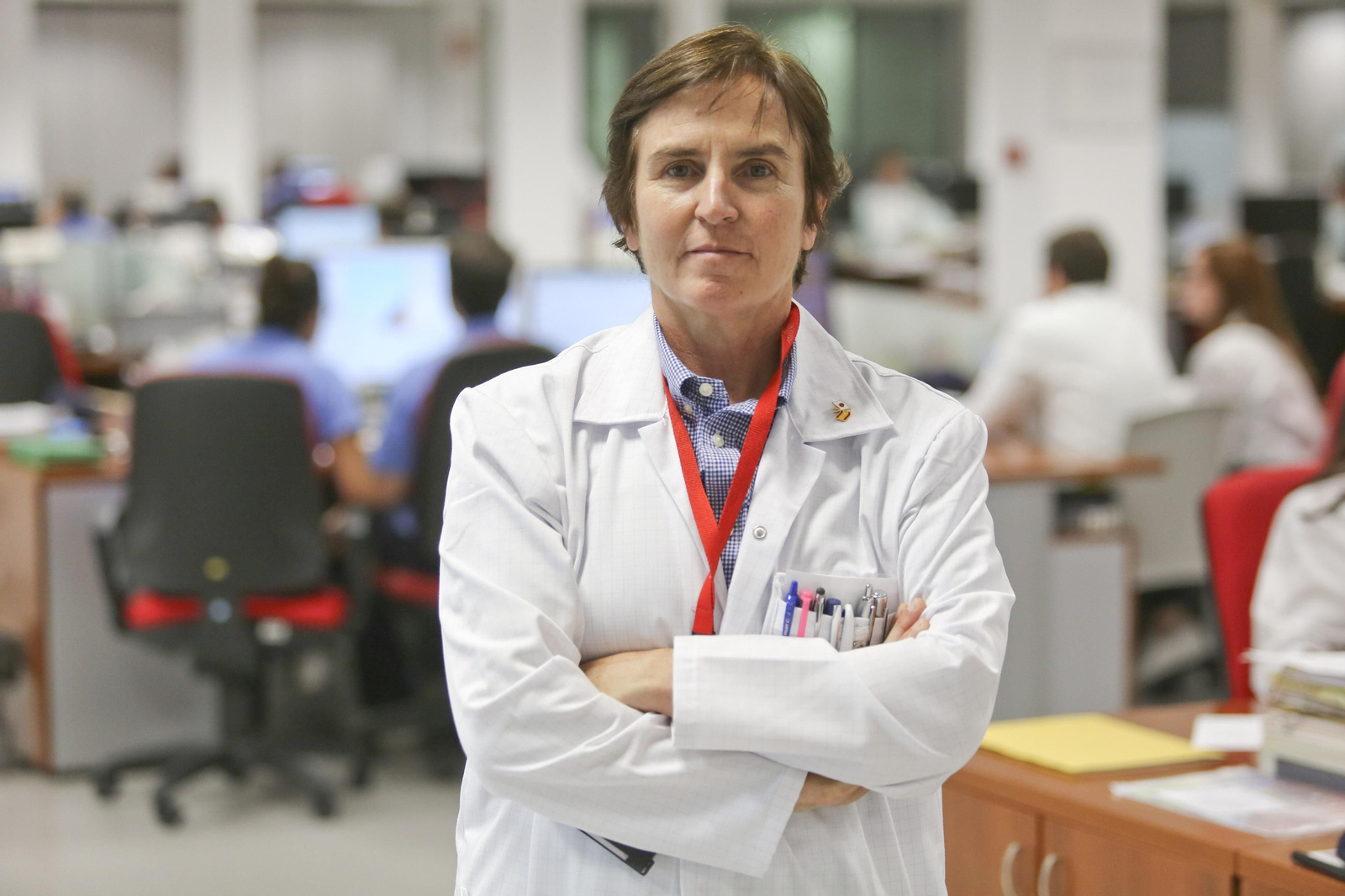 Blanca Hermana posa en una de las oficinas de Fujitsu en Málaga momentos antes de esta entrevista.