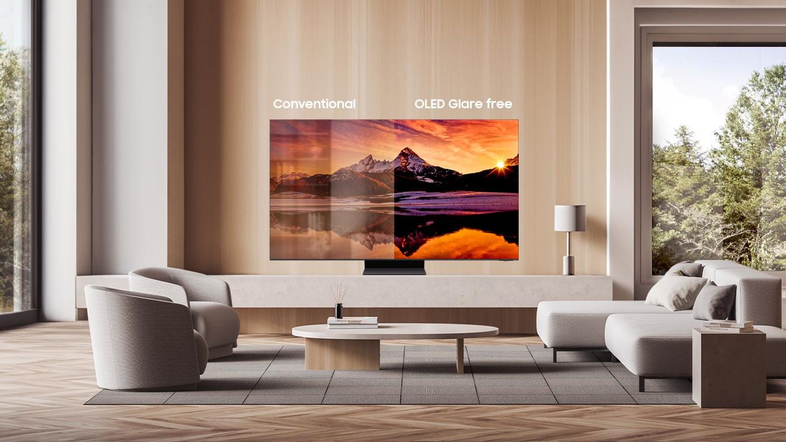 Samsung Tecnología OLED Glare free