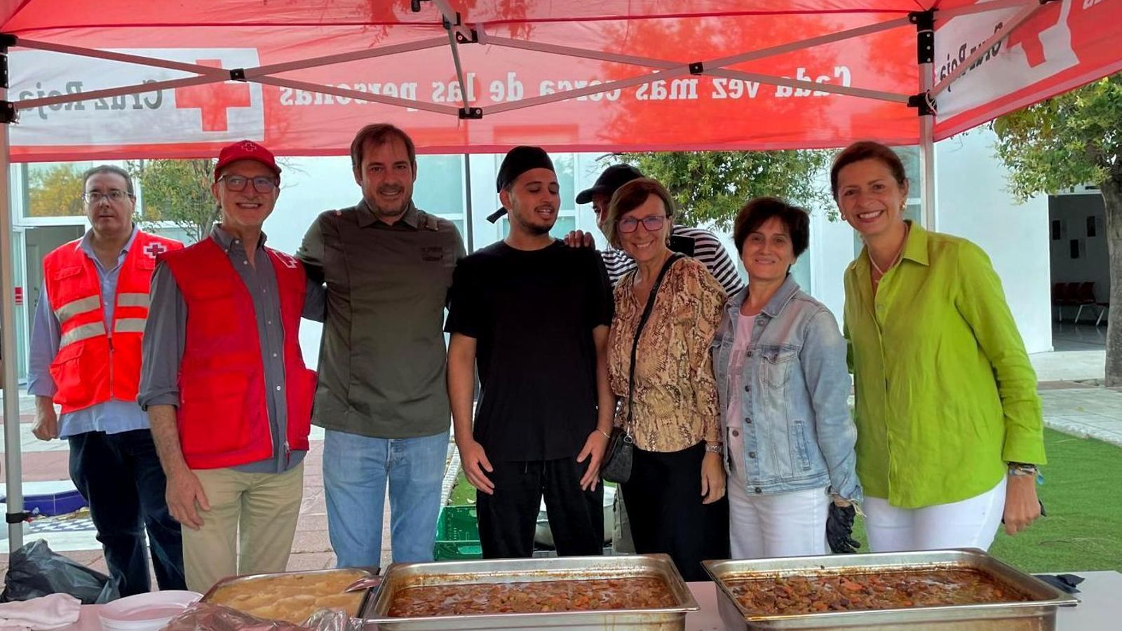 Uno de los platos elaborados en la cena solidaria de 'Hacedores Cádiz' en Jerez