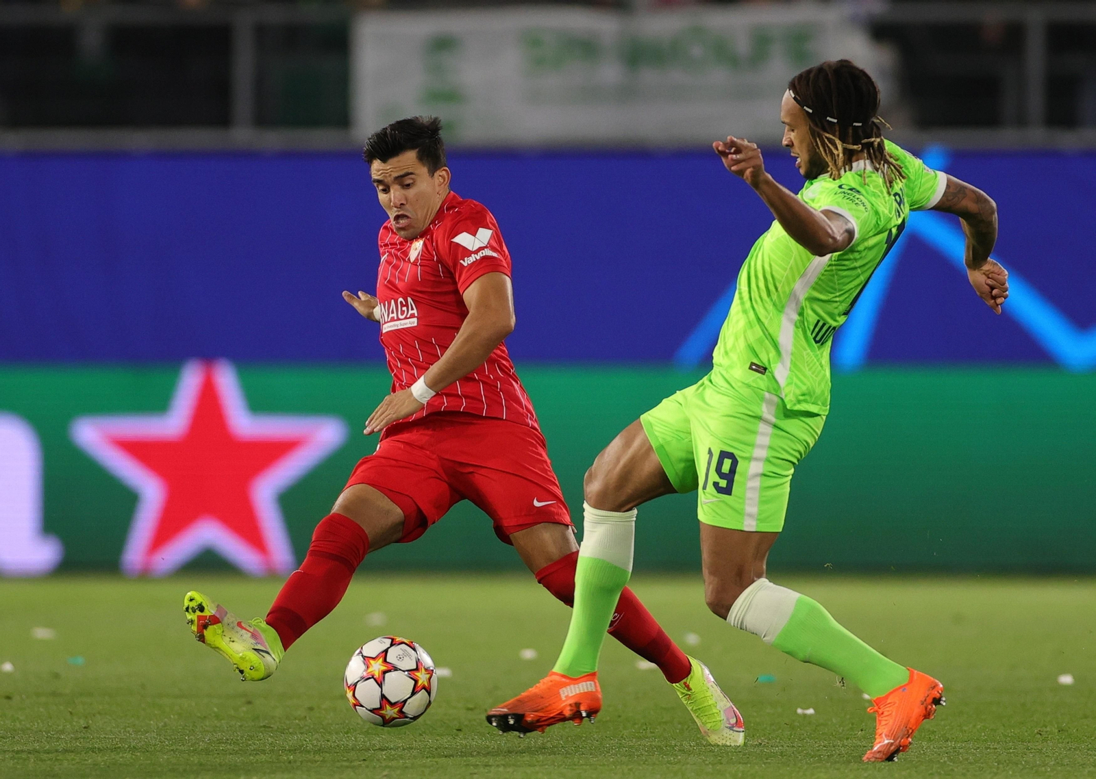 Las imágenes del Wolfsburgo-Sevilla