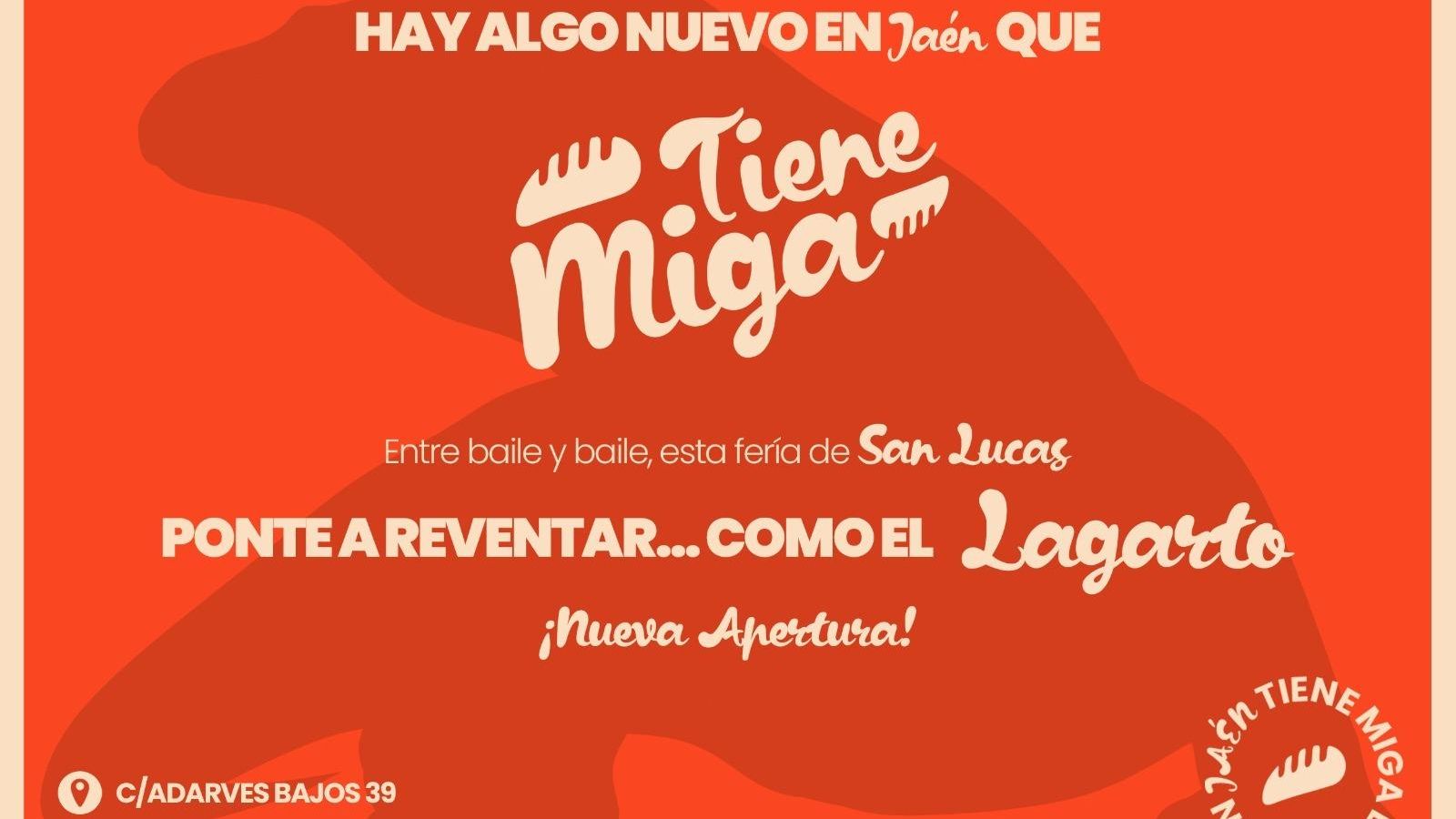 Imagen promocional de la nueva bocatería de Jaén. Imagen promocional de la nueva bocatería de Jaén.