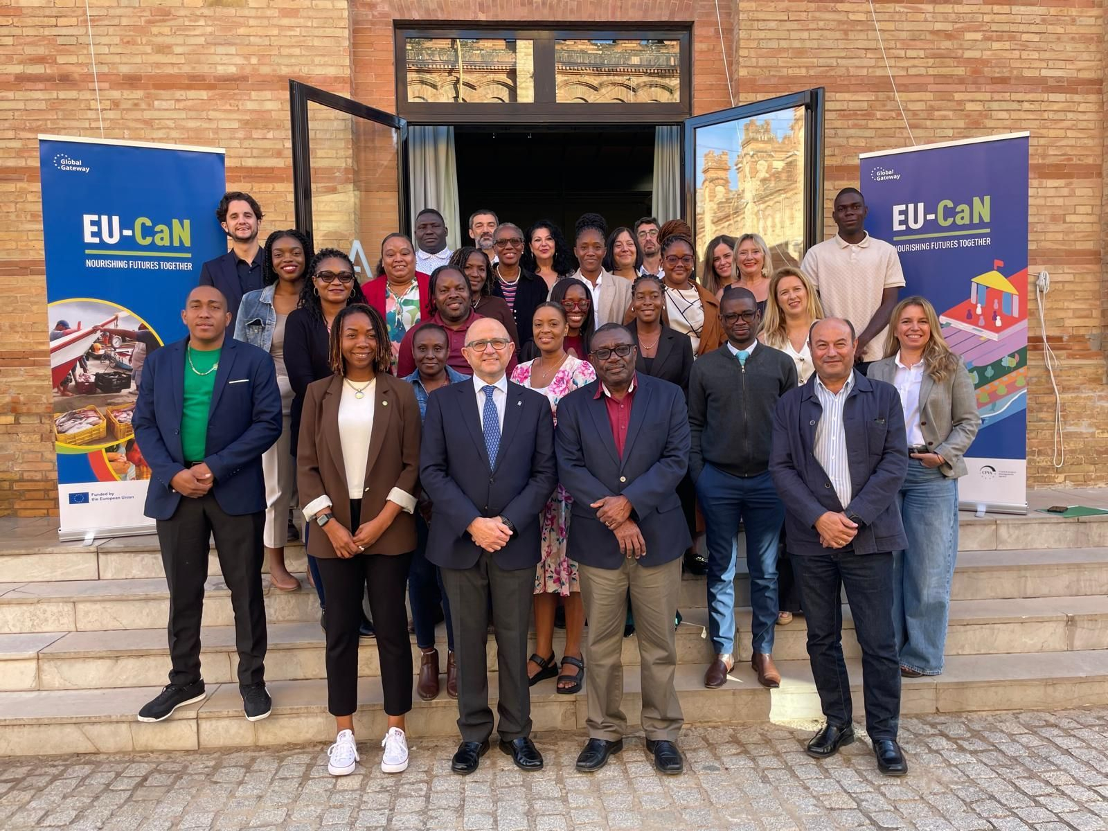 Foto de familia de la delegación del Caribe oriental