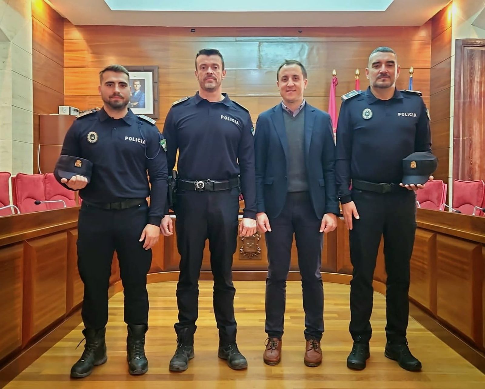 Toma de posesión de los agentes.