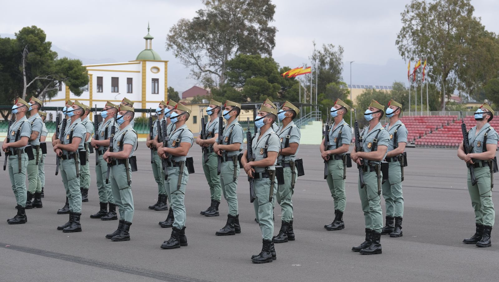 Fotogalería toma de posesión del General Melchor Marín Elvira. La Legión. Almería