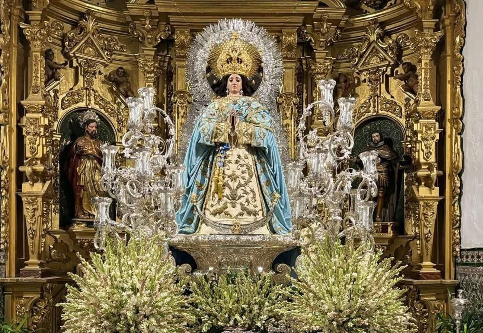 La Purísima Concepción en su paso de salida.