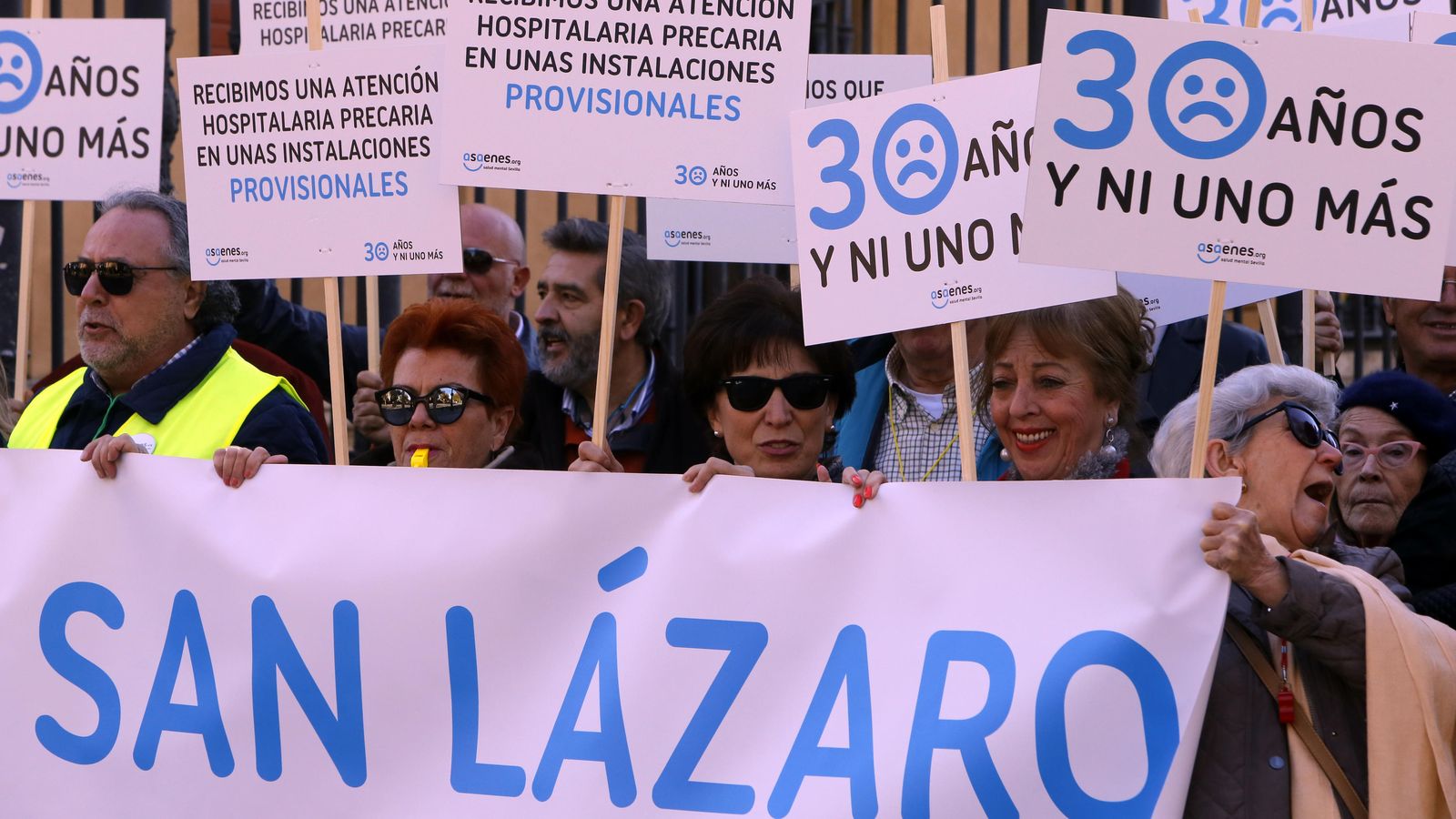 Concentración en San Telmo.