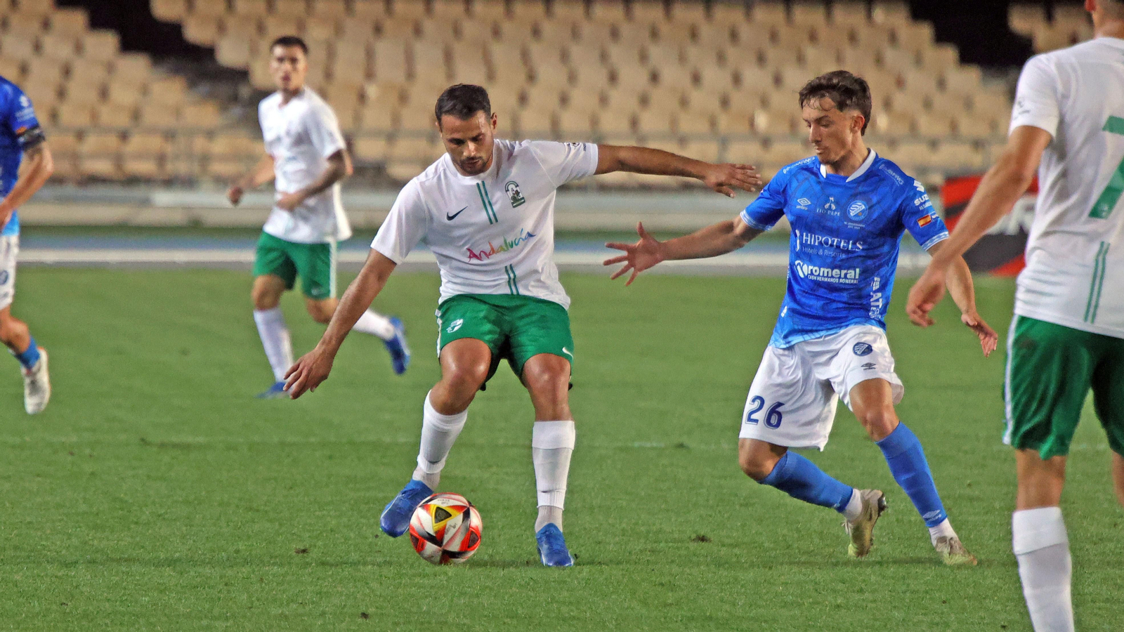 Amistoso entre el Xerez DFC y la Selección Andaluza de Fútbol en Chapín