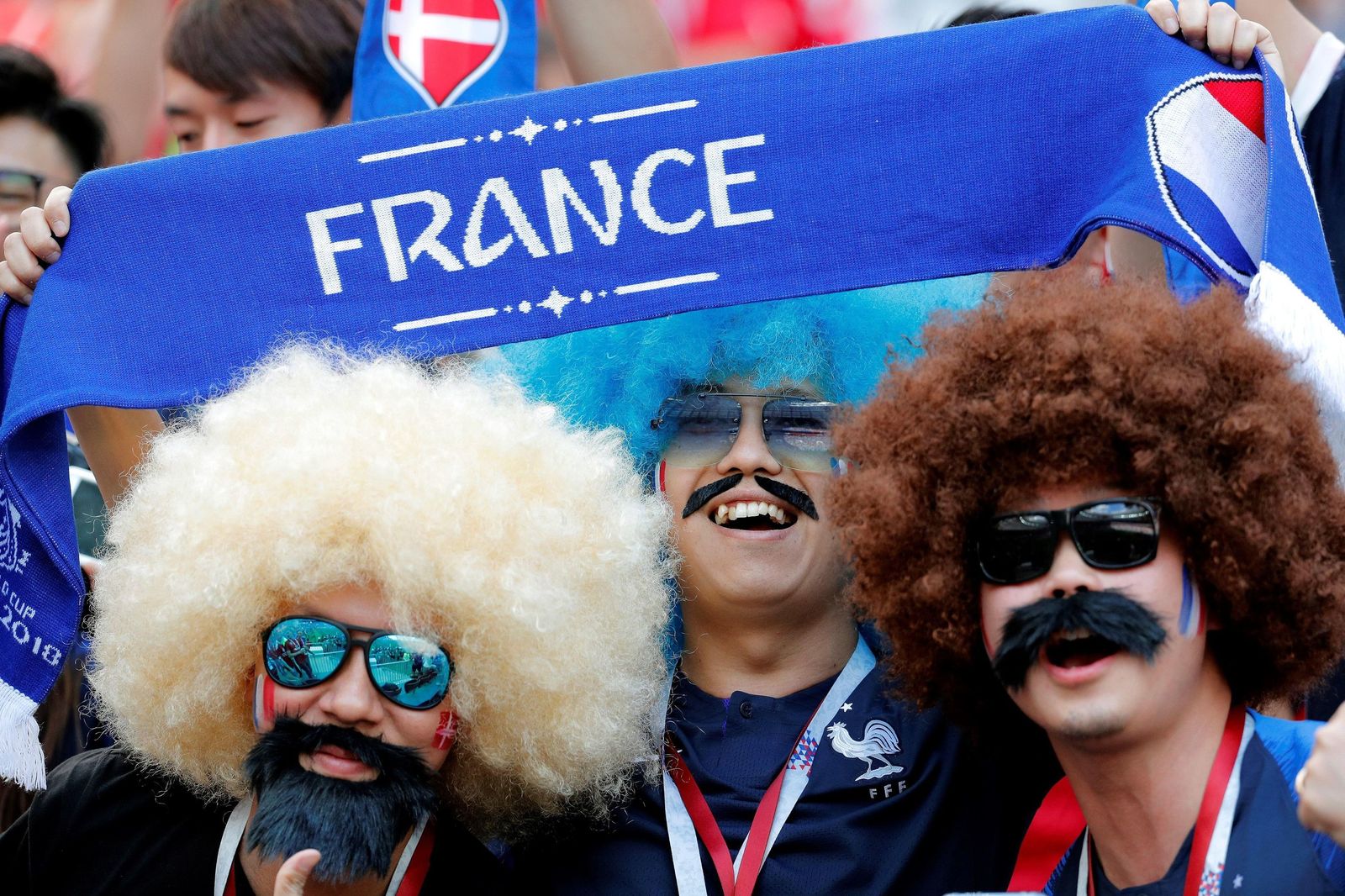 Las imágenes del Dinamarca-Francia