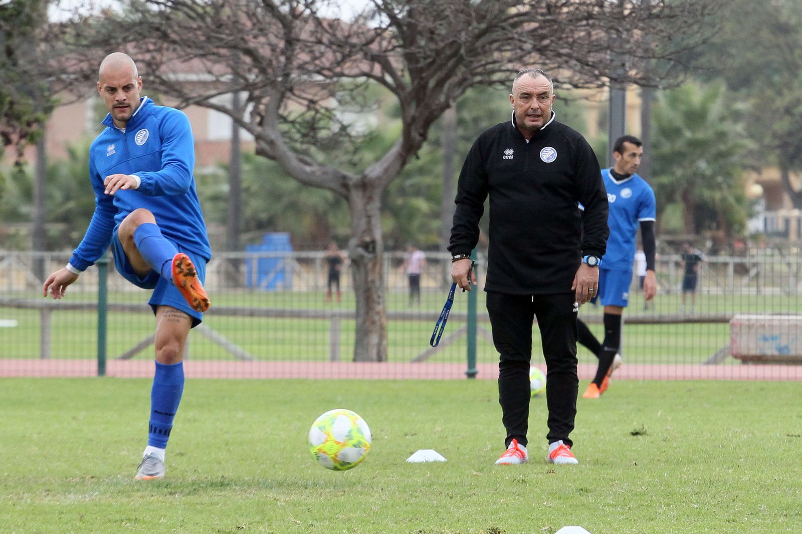 Primer entrenamiento de Josu Uribe con el Xerez DFC