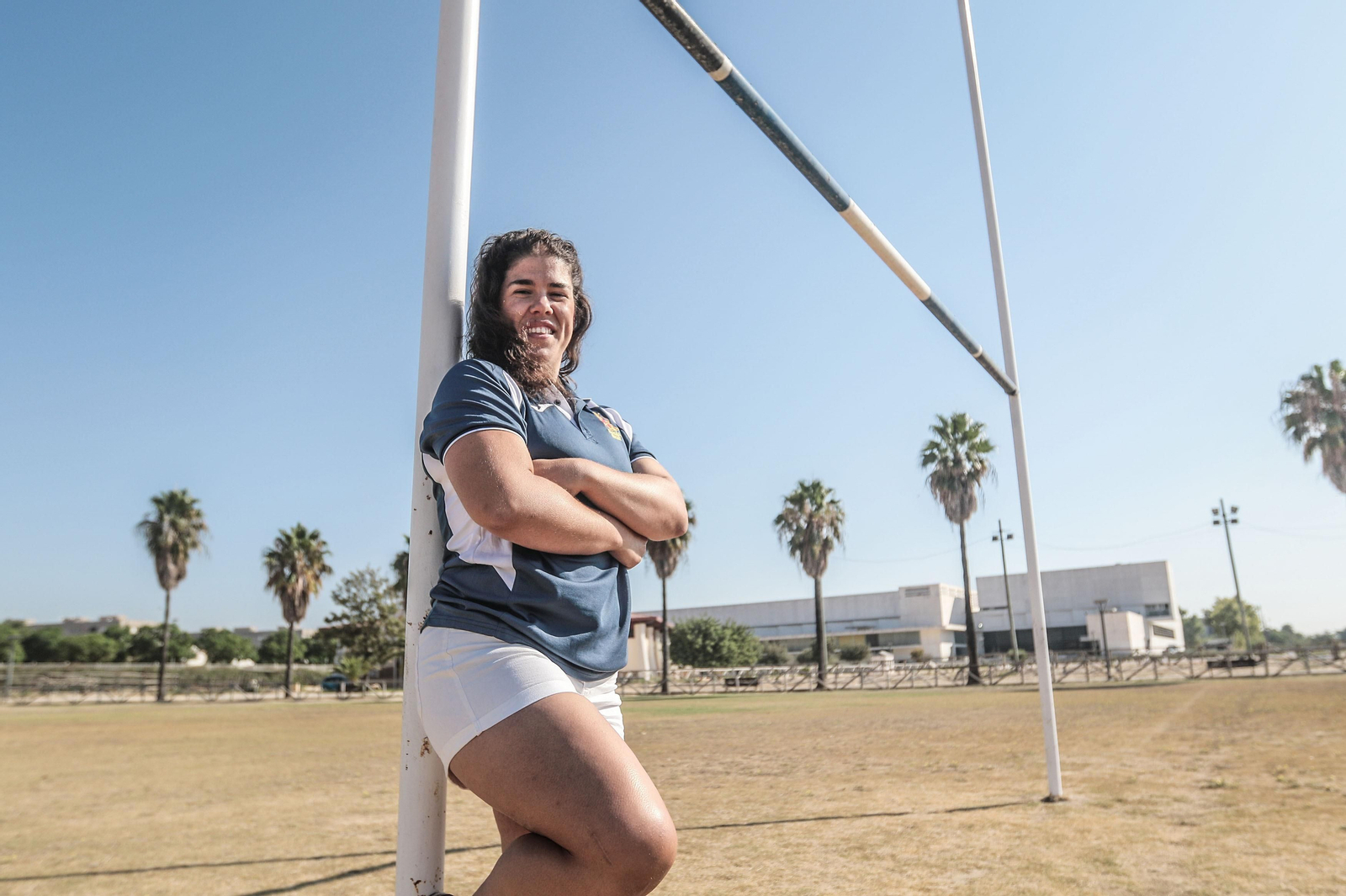 La jerezana Laura Delgado 'Bimba', convocada con la selección española de rugby femenino para el Mundial de Irlanda.