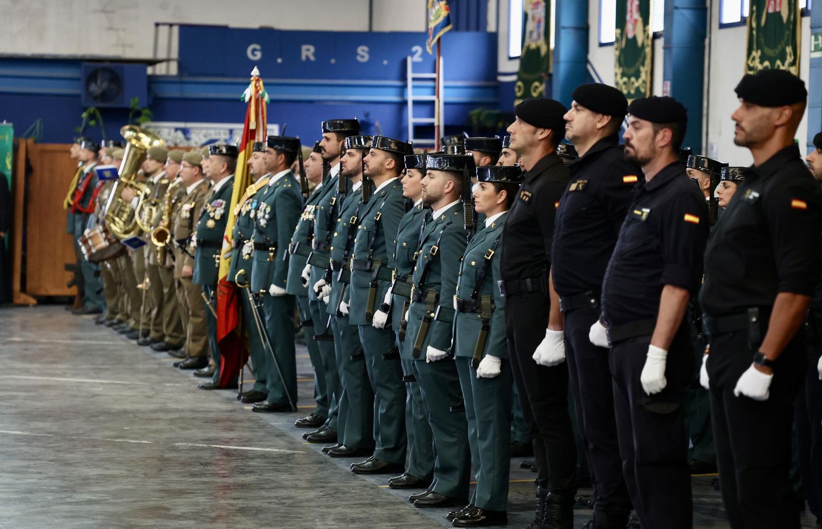 Celebración del día del Pilar en la Guardia Civil