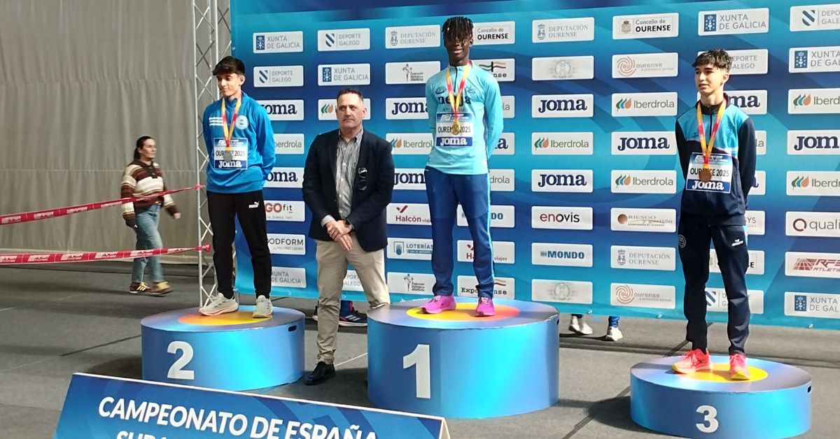 Medallas del Nerja Atletismo en el Campeonato de España sub 16